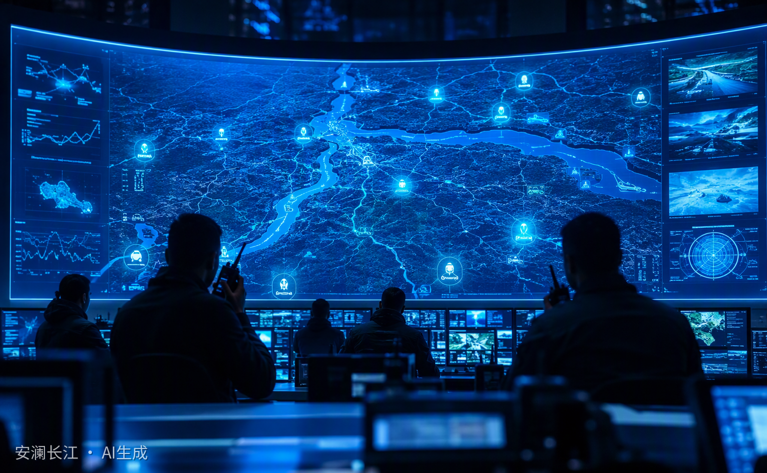 应急管理数字化：应急指挥中心大屏与指挥调度 Digital emergency management command center
